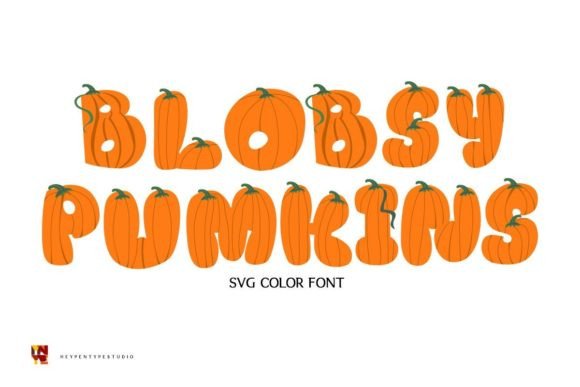 Boost Your Brand with Blobsy Pumpkins: A Fun and Professional Font for Small Businesses