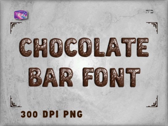 Chocolate Bar Font: A Fun and Cool 3D Color Typeface for Creative Projects