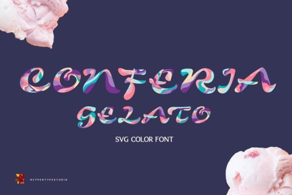 Conferia Gelato: A Playful Font for Creative Makers