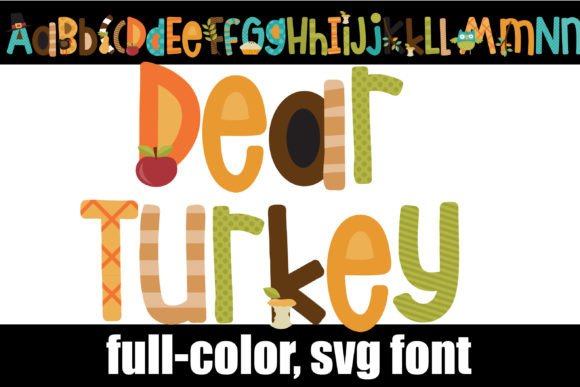 Dear Turkey: A Thanksgiving-Inspired Font for Editorial Design