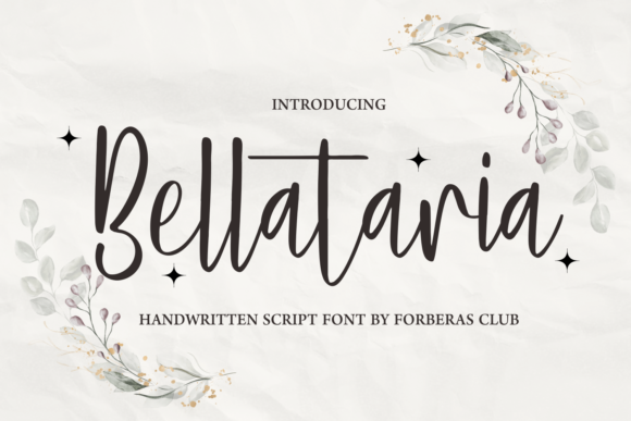 Enhance Your Brand with Bellataria: The Elegant Script Font for Small Businesses