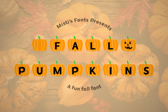 Fall Pumpkins: A Festive Font for Digital Branding