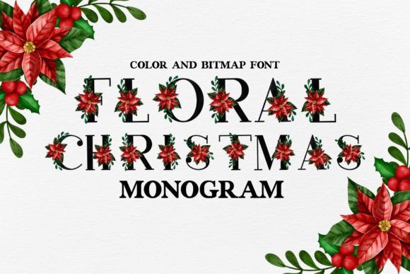 Floral Christmas: A Typeface for Seasonal Campaigns