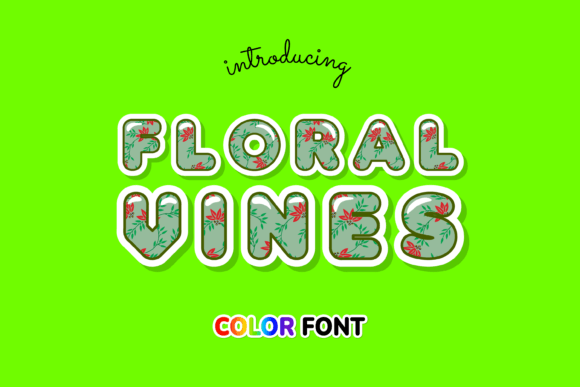 Floral Vines: A Font That Elevates Branding