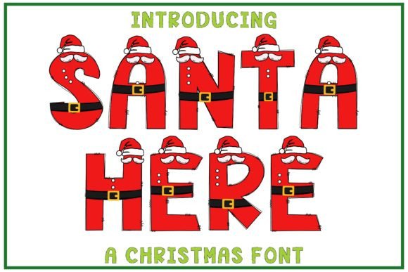 Font Choice That Makes Your Campaign Pop: Santa Here