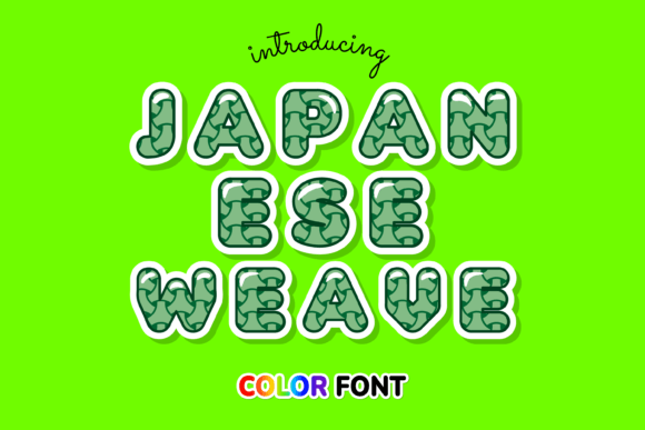 Japanese Weave: A Font That Adds Character to Campaigns