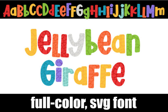 Jellybean Giraffe: A Font That Brings Color and Character to Your Brand