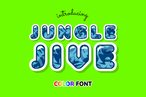 Jungle Jive: A Vibrant Font for Digital Design