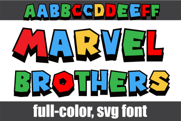 Marvel Brothers: A Bold Font for Digital Design
