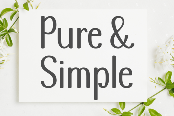 Pure Simple: A Timeless Sans Serif for Editorial Design