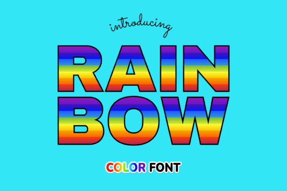 Rainbow Color: A Font That Elevates Your Brand