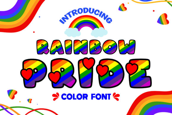 Rainbow Pride Font Review for Web Designers