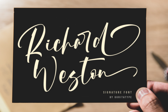 Richard Weston: A Script Font That Elevates Your Brand