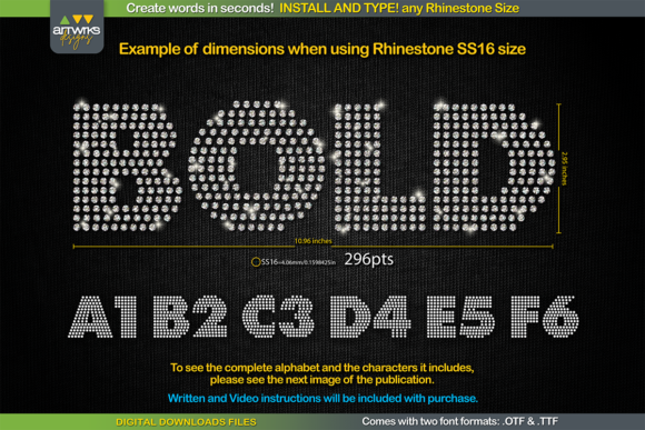 RS04 Modern DIY RHINESTONE TTF Template: A Designer’s Honest Take