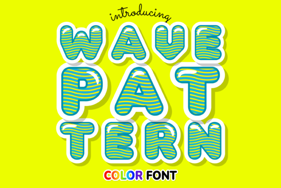 Wave Pattern: A Font That Elevates Branding