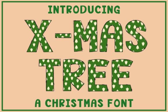 X-mas Tree: A Festive Font for Editorial Design