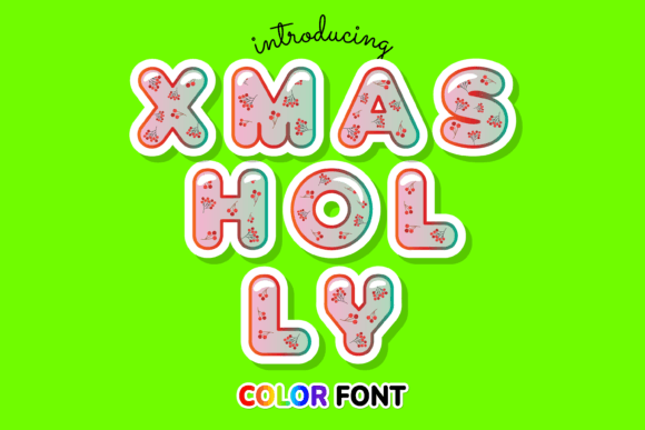 Xmas Holly: A Font That Adds Holiday Magic to Every Project